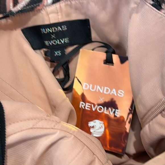 NWT Dundas x Revolve Lana Mini Dress
Natural Zebra Metallic Small - Picture 14 of 15